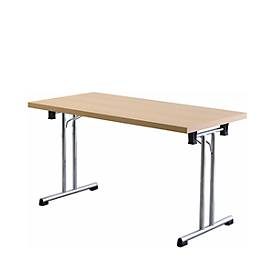 Schreibtisch Office Braun Holz 138 cm Stapelbar - Farbe: buche - Material: Holzwerkstoff - Schreibtisch