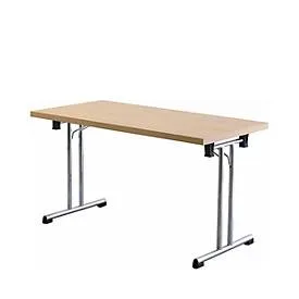 Schreibtisch Office Braun Holz 138 cm Stapelbar - Farbe: buche - Material: Holzwerkstoff - Schreibtisch