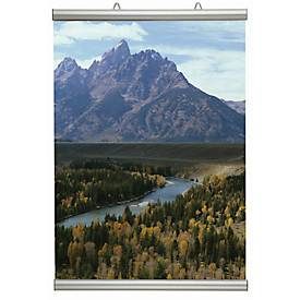 Klemmschiene Postersnapper, Aluminium, Länge 420 mm