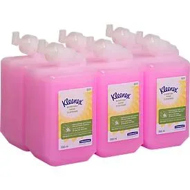Kleenex® Waschlotion 6331, parfümiert, täglicher Gebrauch, 6 Flaschen, pink