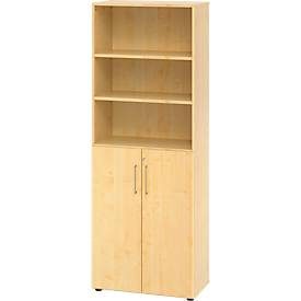 Hammerbacher Schrank V968T3/3/3/BS Ahorn 80 x 42 x 215,4 cm