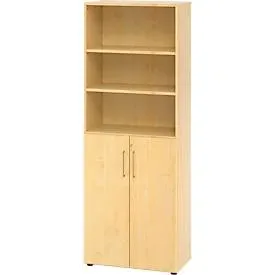 Hammerbacher Schrank V968T3/3/3/BS Ahorn 80 x 42 x 215,4 cm