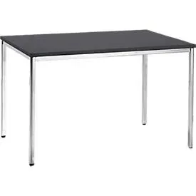 Konferenztisch, 1200 x 800 mm, schwarz