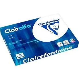 Kopierpapier Clairefontaine Clairalfa, DIN A3, 120 g/m², hochweiss, 250 Blatt