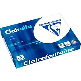 Kopierpapier Clairefontaine Clairalfa, DIN A3, 90 g/m², hochweiss, 2500 Blatt