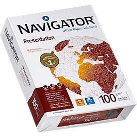 Navigator DIN A4 Druckerpapier 100 g/m² Glatt Weiß 500 Blatt