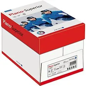 Kopierpapier Papyrus Plano® Superior, DIN A4, 90 g/m², hochweiss, 1 Karton = 5 x 500 Blatt