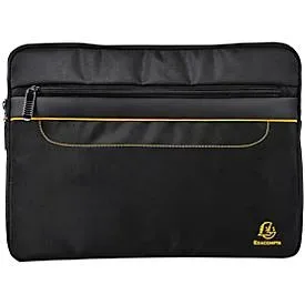 Laptop Hülle Exacompta Exactive®, für 1 Laptop oder Tablet bis 13,3?,1 Reissverschlusstasche, wasserfester Polyesterstoff, schwarz