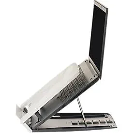Laptopständer BakkerElkhuizen Ergo-Q 330 Circular, ergonomisch, für 1 Laptop/Tablet 13,3-17