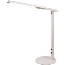 Bürolampe Cisse Weiss Aluminium - LED - Lichtfarbe: Warmweiss - Bürolampe- LED Energiesparlampe