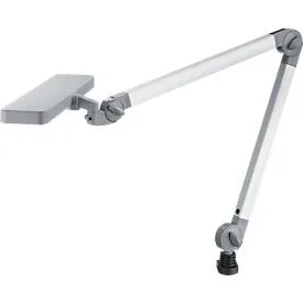 LED-Gestängeleuchte Waldmann ALD, Leistung 16 W, 1250 lm, Lichtfarbe 5000 K, staubgrau