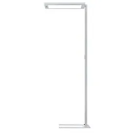 LED-Stehleuchte Waldmann LAVIGO, 112 W, 15250 lm, 4000 K, dimmbar, Multifunktionstaster, Bewegungs- & Tageslichtsensor, Direkt-/Indirektlicht, weiss