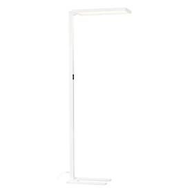 LED-Stehleuchte SLV Worklight, Touch-Dimmer, 7600 Lumen, 79 W, 200-240 V, PIR-Sensor, festverbaute LEDs, L 692 x B 310 x H 1950 mm, weiss