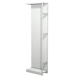 Leerregal PROGRESS 500 T, Anbaufeld, mit Rückwand, H 2600 x B 750 x T 340 mm