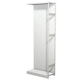 Leerregal PROGRESS 500 T, Anbaufeld, mit Rückwand, H 2600 x B 960 x T 440 mm