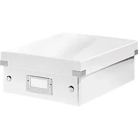 Leitz Click & Store WOW Klein Organisationsbox Laminierte Hartpappe Weiß 22 x 28,2 x 10 cm