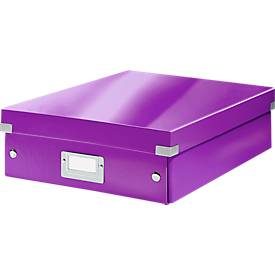 LEITZ® Organisationsbox Click + Store, mittel, violett