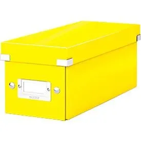 LEITZ® CD Ablagebox Serie Click + Store, gelb