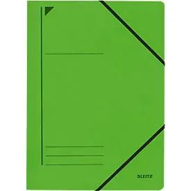LEITZ® Eckspannmappe, DIN A4, Gummizugverschluss, grün