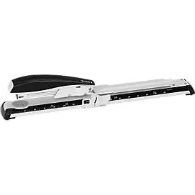 LEITZ Heftger&auml;t Langarm 4mm 55600095 schwarz/weiss, f&uuml;r 40 Blatt