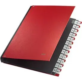 Leitz Pultordner A4 A-Z Rot Pappe