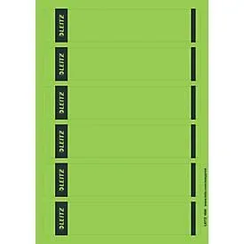 Leitz PC-beschriftbare Selbstklebende Rückenschilder 1686 Für Leitz 1050 Qualitäts-Ordner Grün 39 x 192 mm 150 Stück