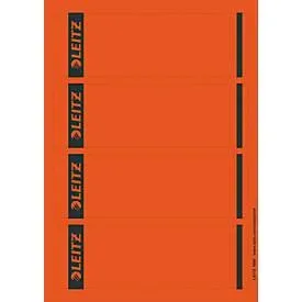 Leitz PC-beschriftbare Selbstklebende Rückenschilder 1685 Für Leitz 1080 Qualitäts-Ordner Rot 62 x 192 mm 100 Stück