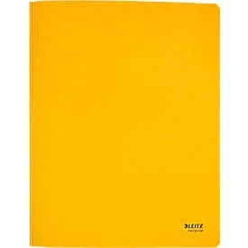 Leitz® Schnellhefter Recycle, Format A4, bis zu 250 Blatt, Heftmechanik, 100 % recycelbar, Blauer Engel, Recyclingkarton, gelb