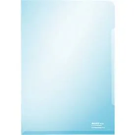 LEITZ® Sichthülle Premium 4153, DIN A4, glatt, 100 Stück, blau