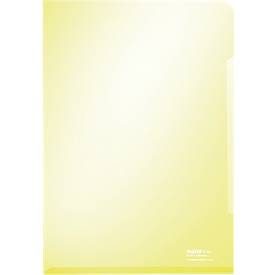 LEITZ® Sichthülle Premium 4153, DIN A4, glatt, 100 Stück, gelb