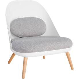 Paperflow Besucherstuhl Cocoon Weiss