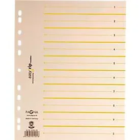 PAGNA Easy Rip Trennblätter, DIN A4-Format, Linienaufdruck, 100 Stück, gelb