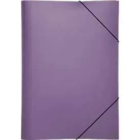 Pagna -  Gummizugmappe Trend PP A4 21613-12 3 Klappen lila, 21cm