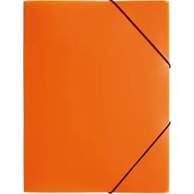 PAGNA Gummibandmappe Trend A4 21613-09 orange 3 Klappen