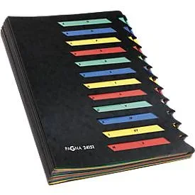PAGNA Deskorganizer A4 24151-04 schwarz A-Z