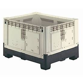 Palettenbox mit Füssen, klappbar, 720 Liter