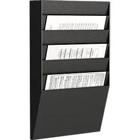Paperflow Horizontal Prospekthalter 6 x A4 Schwarz