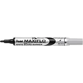 Pentel Whiteboardmarker Maxiflow, Schreibspitze 2 mm, 12 Stück, schwarz
