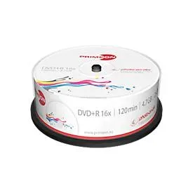 Primeon DVD+R 4.7 GB, Spindel (25 Stück)
