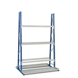 Profil-Lagerregal, doppelseitig, Grundfeld, H 3000 x L 1500 x T 600 mm