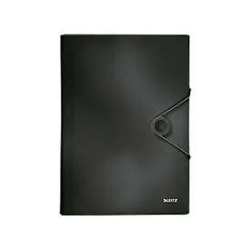Projektmappe Leitz Solid, 5 Fächer, 1 Zusatzfach, Format DIN A4, schwarz