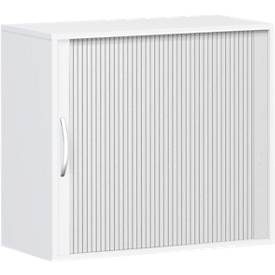 Querrollladenschrank PALENQUE, 2 OH, B 800 x T 400 x H 752 mm, weiss