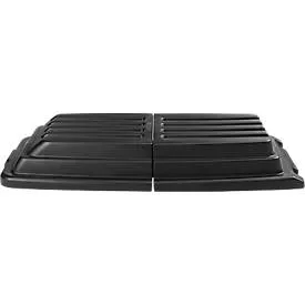 Deckel für Kippmulde Rubbermaid Tilt Truck 0,8 m³, mit Griffen, L 1698 x B 876 x H 229 mm, schwarz