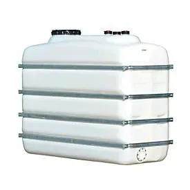 Graf Chemikalientank mit Stahlblech-Bandagen, 4.000 Liter