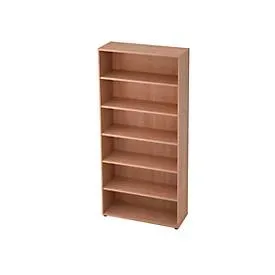 Hammerbacher Melaminharzbeschichtete Spanplatte Regal 4 1.000 x 400 x 2.004 mm Walnuss