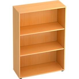 Regal Office Braun Holz 80 cm 114.4 cm - Farbe: buche - Material: Holzwerkstoff - Regal