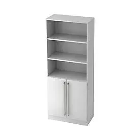Aktenschrank Office Weiss Holz 80 cm 42 cm 200.4 cm - Material: Holzwerkstoff - Aktenschrank