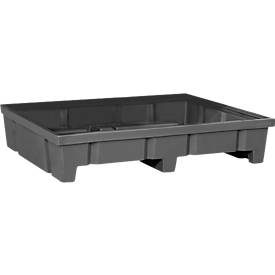 Regalwanne, Polyethylen, unterfahrbar, chemikalienbeständig, Korrosionsschutz, 400 l Volumen