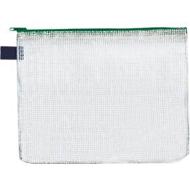 Reissverschluss-Sammelbeutel, für Format DIN B4, B 415 x H 320 mm, grün, 10 Stück