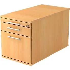 Hammerbacher Rollcontainer TC20 RE Holz Buche 42,8 x 51,2 x 80 cm